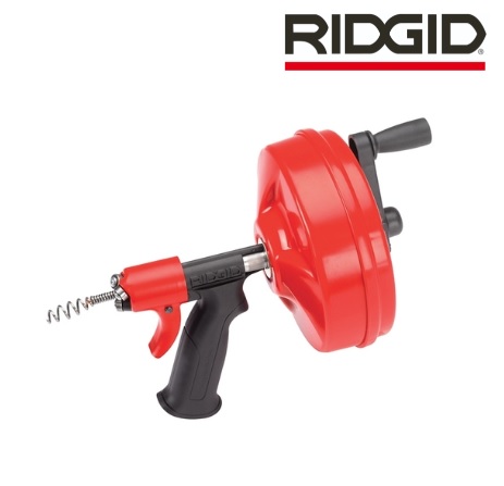 RIDGID POWER SPIN - מכשיר ידני לפתיחת סתימות צנרת עד "2 | ל.כ. בעמ
