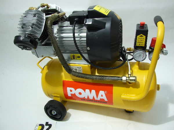 מדחס חשמלי 25 ליטר 3 כ”ס 2 ראשים TD4026 POMA שנה אחריות ע” היבואן