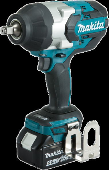 MAKITA DTW1002RGE - 18V 1/2” Brushless High Torque Cordless Impact Wrench w/2x6A Batteries & Rapid Charger