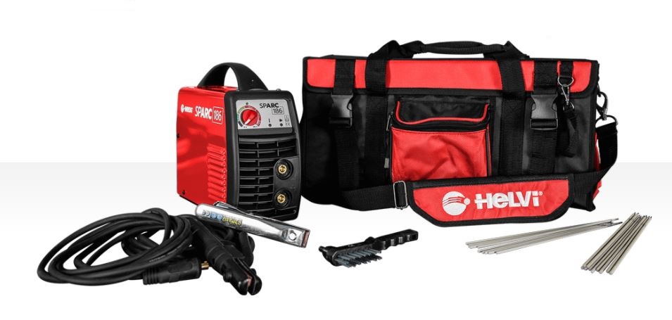 HELVI Sparc 186 - Welding Inverter 160A + Accessory Bag