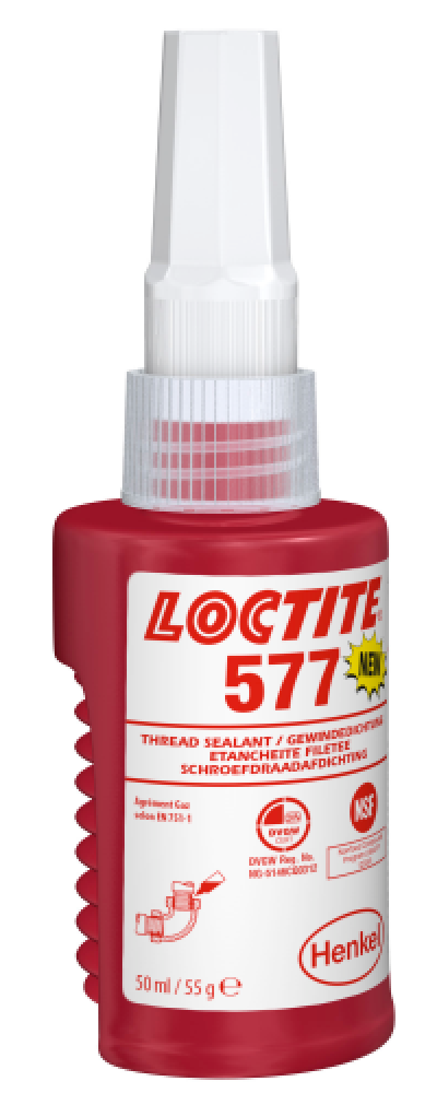 LOCTITE 577 (50ml) - General Purpose Medium Strength Thread Sealant & Locker NSF Approved