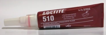 לוקטייט 510 (50 מ”ל) - נוזל איטום, טמפ' גבוהה עד 150°, ליציקות ברזל/פלדה מאושר NSF