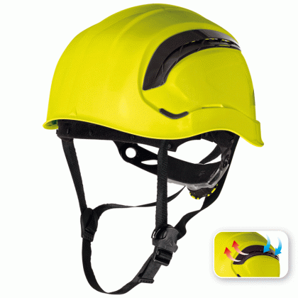 DELTA PLUS Granite Wind - Ventilated ABS Safety Helmet (Yellow)