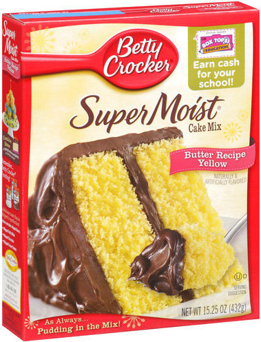בטי קרוקר עוגה צהובה 