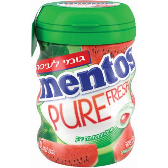 מנטוס מסטיק בקבוק אבטיח