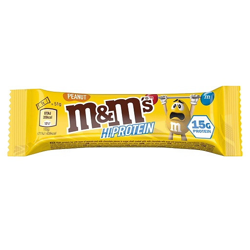 אם אנד אם פרוטאין שוקולד צהוב
