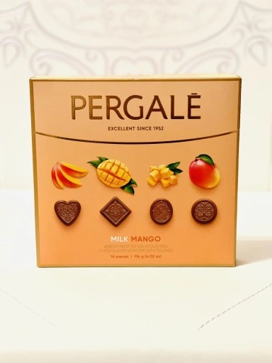בונבוניירה פרליני שוקולד עם קרם מנגו PERGALE
