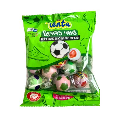 שקית סוכריות גומי ממולא בצורת כדורגל