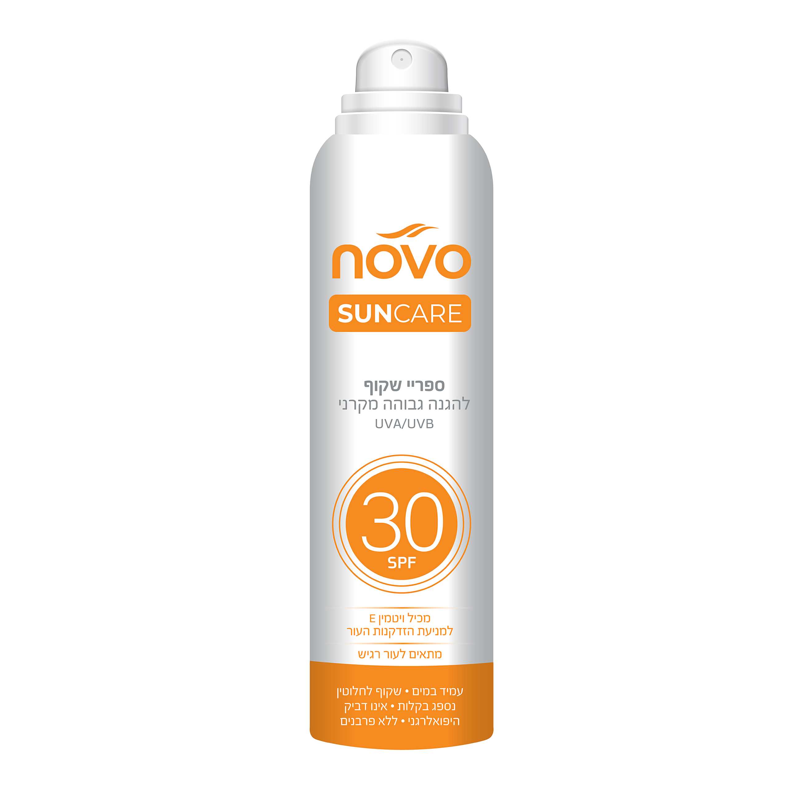 ספריי שקוף להגנה מהשמש 200 מ"ל סאן קר 30 spf